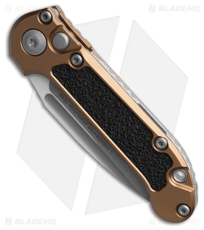 Microtech LUDT Gen III S/E Automatic Knife Tan Aluminum/3M (3.5" Apocalyptic)