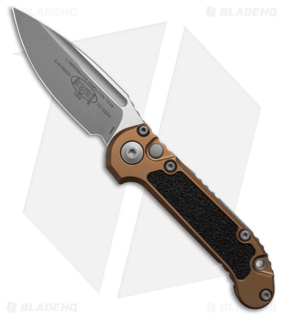Microtech LUDT Gen III S/E Automatic Knife Tan Aluminum/3M (3.5" Apocalyptic)