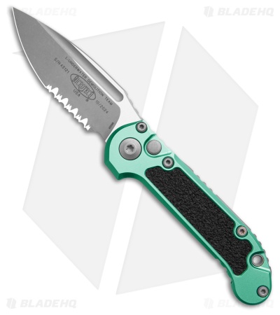 Microtech LUDT Gen III S/E Automatic Knife Turquoise (3.5" Apoc Serr)1135-11APTQ