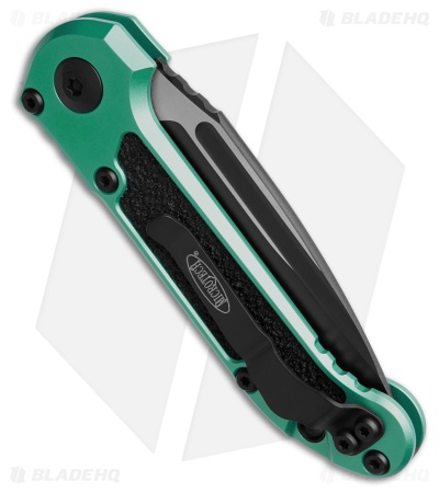 Microtech LUDT Gen III S/E Automatic Knife Turquoise (3.5" Black) 1135-1TQ