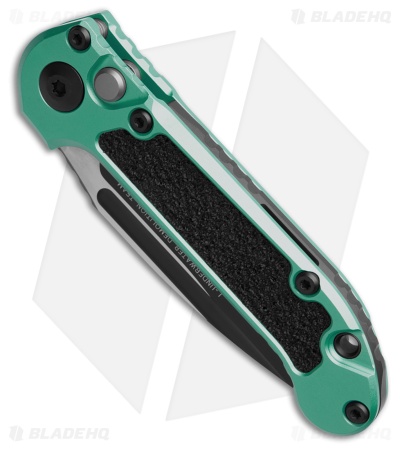 Microtech LUDT Gen III S/E Automatic Knife Turquoise (3.5" Black) 1135-1TQ