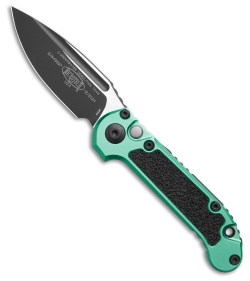 Microtech LUDT Gen III S/E Automatic Knife Turquoise (3.5" Black) 1135-1TQ