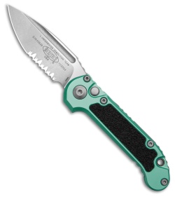 Microtech LUDT Gen III S/E Automatic Knife Turquoise (3.5" SW Serr) 1135-11TQ