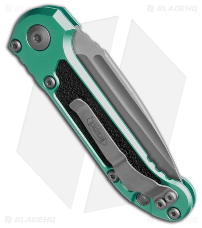 Microtech LUDT Gen III S/E Automatic Knife Turquoise Aluminum (3.5" Apocalyptic)