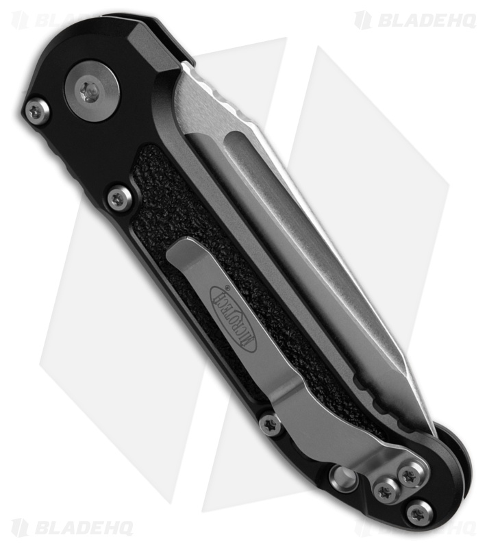 Microtech LUDT Gen III T/E Automatic Knife Black (3.5" Serrated) 1136-11