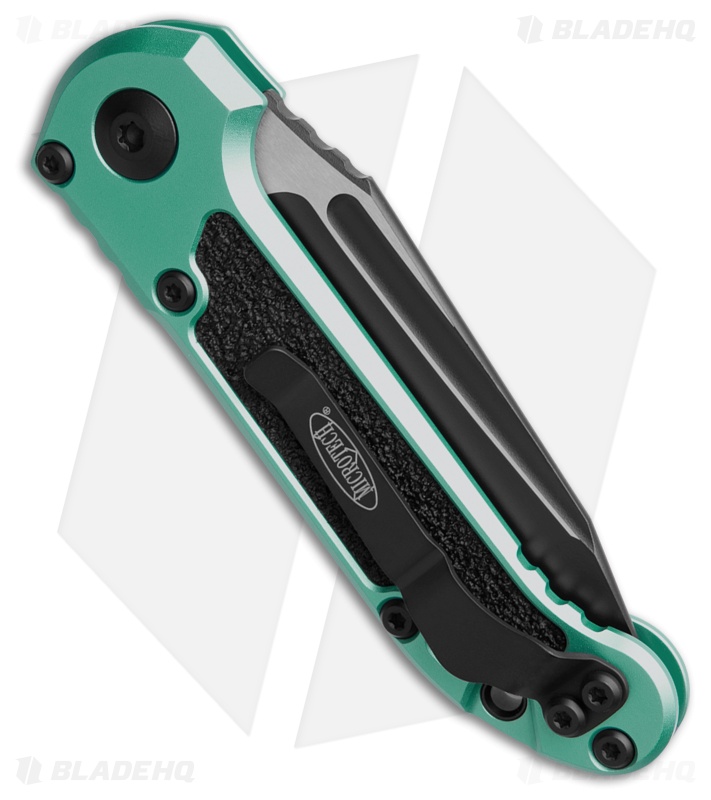 Microtech LUDT Gen III T/E Auto Knife Turquoise (3.5" Black Full Serr) 1136-3TQ