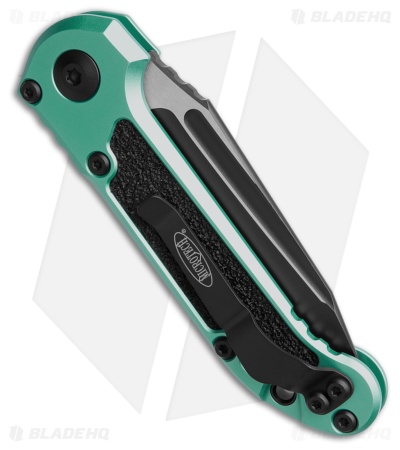 Microtech LUDT Gen III T/E Auto Knife Turquoise (3.5" Black Full Serr) 1136-3TQ