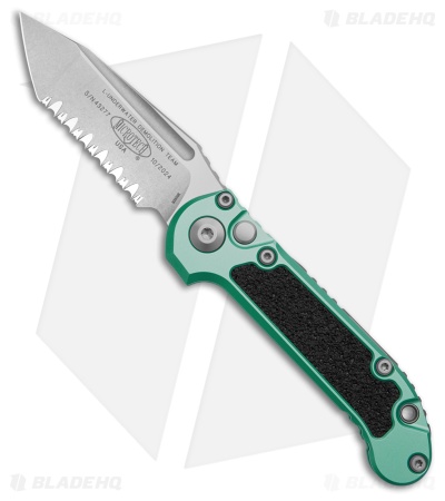 Microtech LUDT Gen III T/E Auto Knife Turquoise (3.5" SW Full Serr) 1136-12TQ