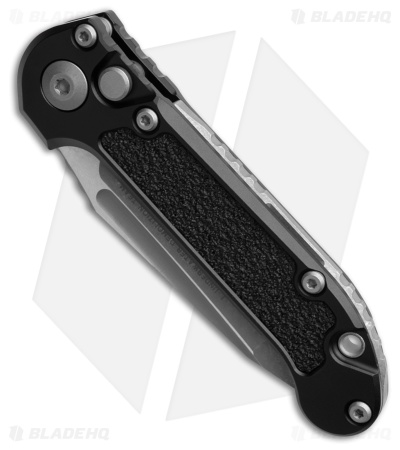 Microtech LUDT Gen III T/E Automatic Knife Black Aluminum (3.5" Apoc Full Serr)