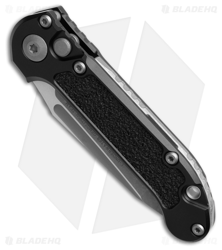 Microtech LUDT Gen III T/E Automatic Knife Black Aluminum (3.5" Apocalyptic)