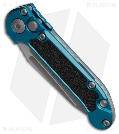 Microtech LUDT Gen III T/E Automatic Knife Blue (3.5" Apocalyptic) 1136-10APBL