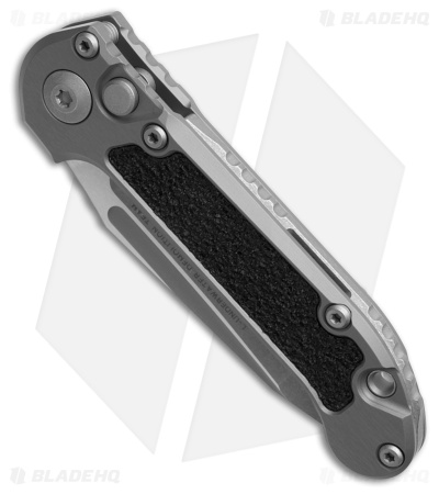 Microtech LUDT Gen III T/E Automatic Knife Natural Clear Al (3.5" AP Full Serr)