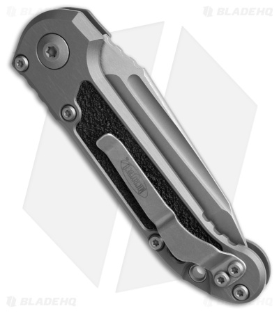 Microtech LUDT Gen III T/E Automatic Knife Natural Clear Al (3.5" Apocalyptic)