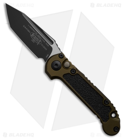 Microtech LUDT Gen III T/E Automatic Knife OD Green Aluminum (3.5" Black)