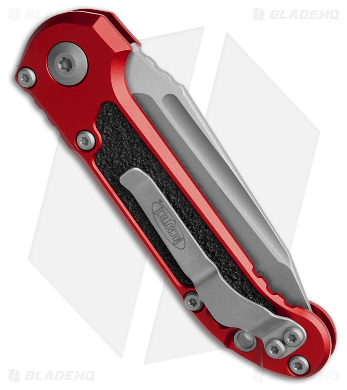 Microtech LUDT Gen III T/E Automatic Knife Red (3.5" Apoc Full Serr) 1136-12APRD