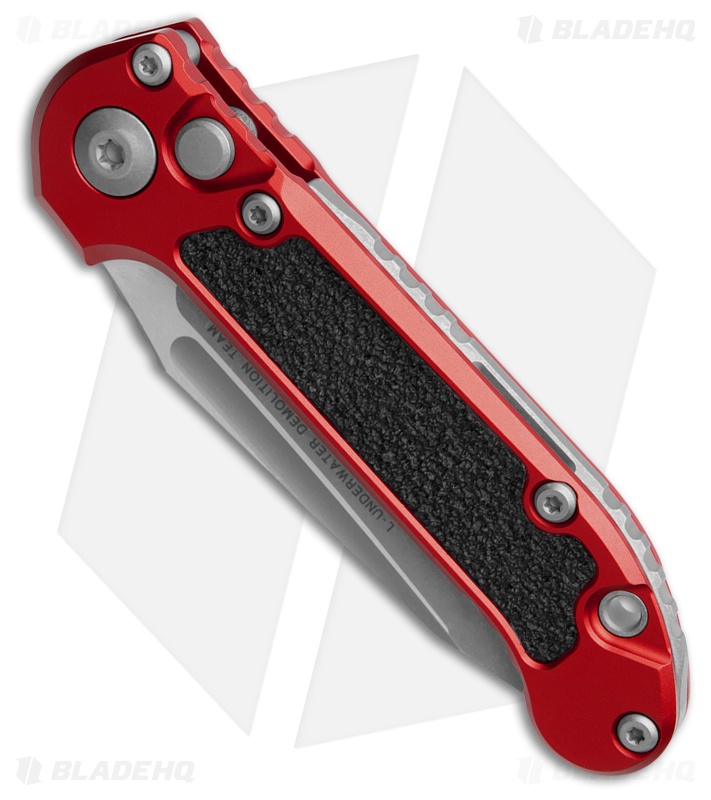 Microtech LUDT Gen III T/E Automatic Knife Red (3.5" Apoc Full Serr) 1136-12APRD
