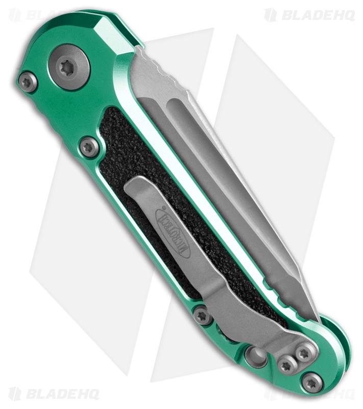 Microtech LUDT Gen III T/E Auto Knife Turquoise Aluminum (3.5" Apoc Full Serr)