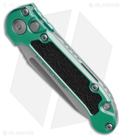 Microtech LUDT Gen III T/E Automatic Knife Turquoise Al (3.5" SW Serr) 1136-11TQ