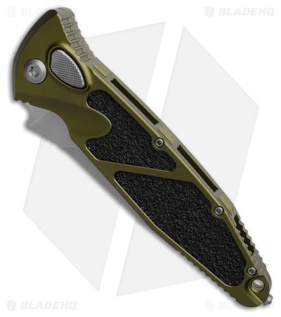 Microtech Socom Elite Automatic Knife OD Green Aluminum (4" Stonewash)