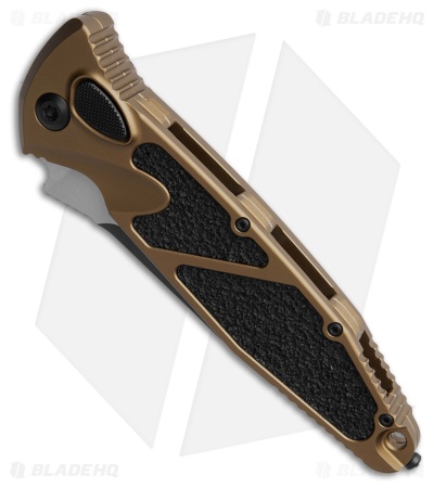 Microtech Socom Elite S/E Automatic Knife Tan Aluminum (4" Black Serr)