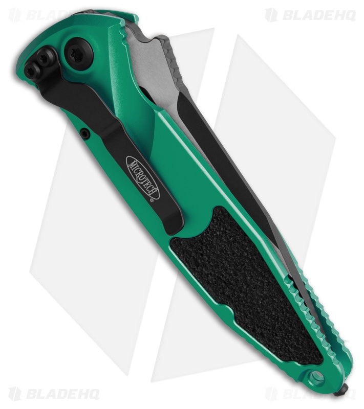 Microtech Socom Elite S/E Automatic Knife Turquoise (4" Black)160A-1TQ