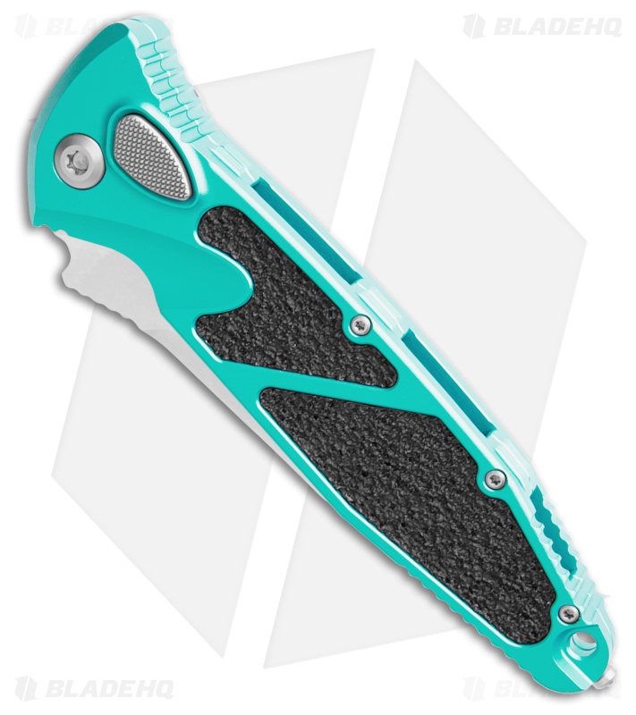 Microtech Socom Elite S/E Automatic Knife Turquoise Aluminum (4" SW)