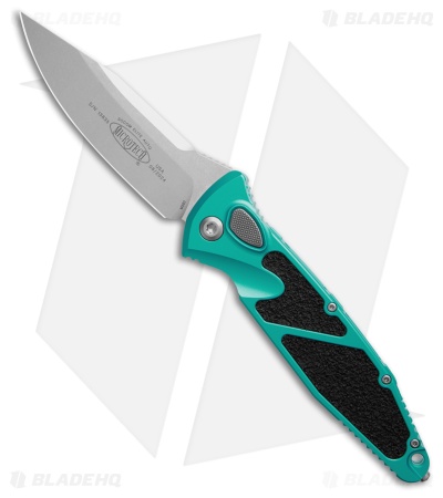Microtech Socom Elite S/E Automatic Knife Turquoise Aluminum (4" SW)