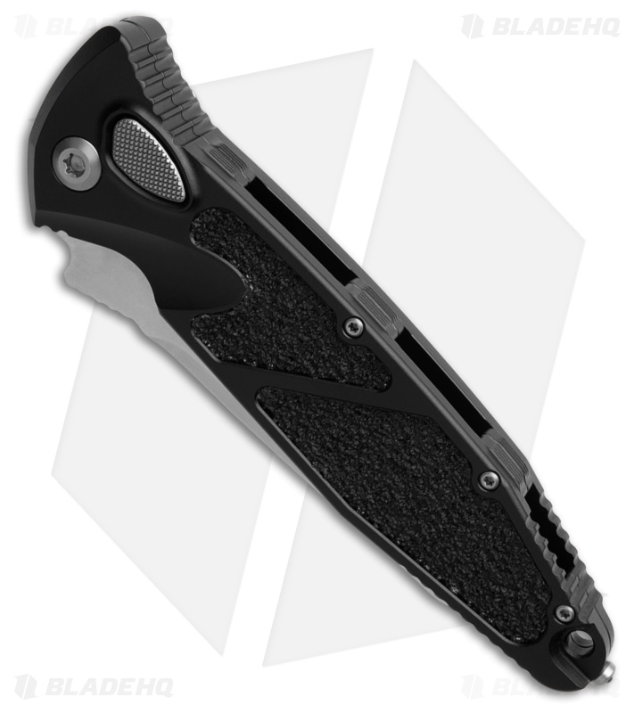 Microtech Socom Elite T/E Automatic Knife Black (4" Stonewash Full Serr)