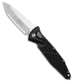 Microtech Socom Elite T/E Automatic Knife Black (4" Stonewash Full Serr)
