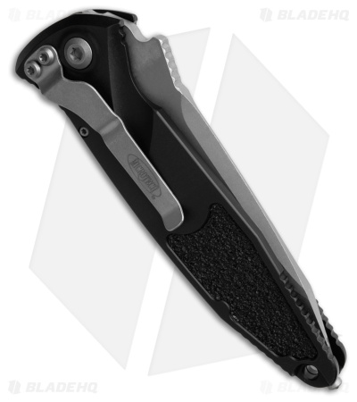 Microtech Socom Elite T/E Automatic Knife Black Aluminum (4" Apocalyptic Serr)