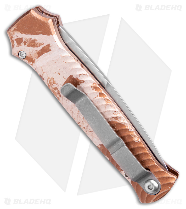 Piranha Mini-Guard Tactical Automatic Knife Desert Camo (2.9" Stonewash)