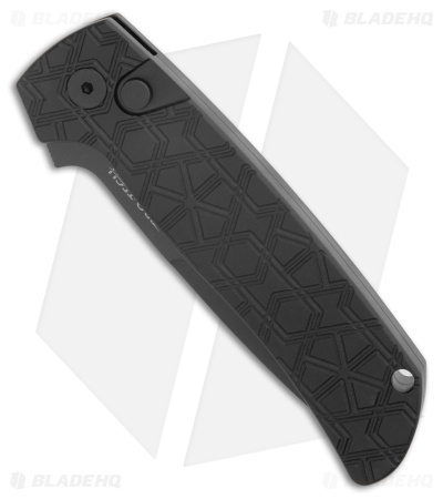 Pro-Tech Terzuola ATCF Automatic Knife Black Traffic Pattern (3.5" DLC S45VN)