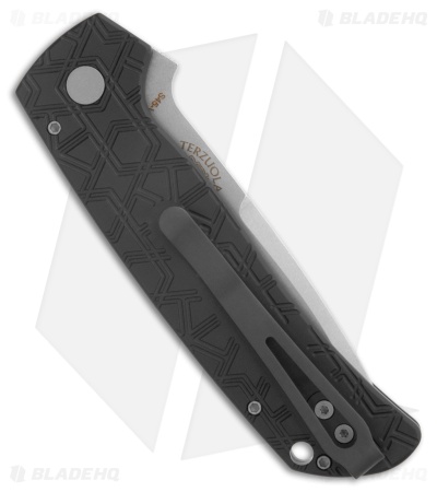 Pro-Tech Terzuola ATCF Automatic Knife Black Traffic Pattern (3.5" SW S45VN)
