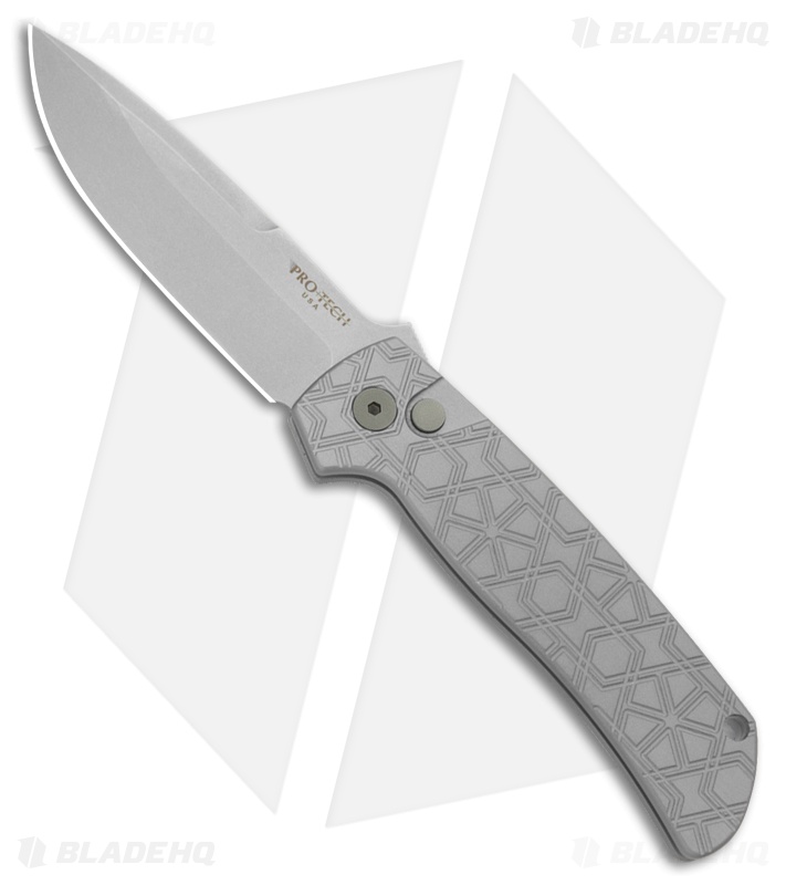 Pro-Tech Terzuola ATCF Automatic Knife Gray Traffic Pattern (3.5" SW S45VN)
