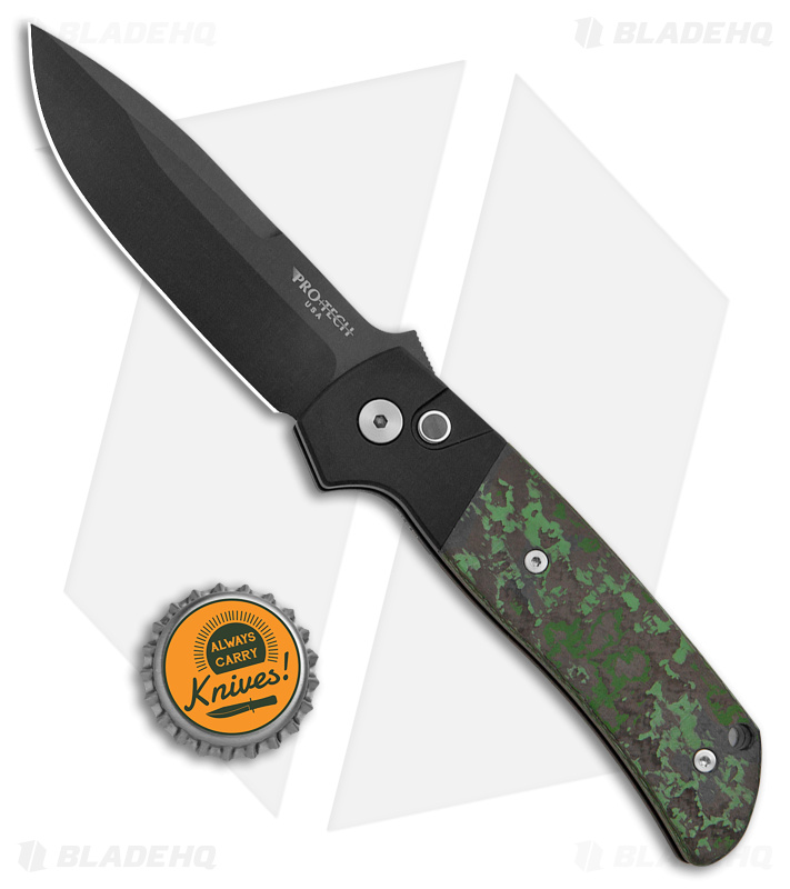 Pro-Tech Terzuola ATCF GXIII Auto Knife Camo CF - Blade HQ