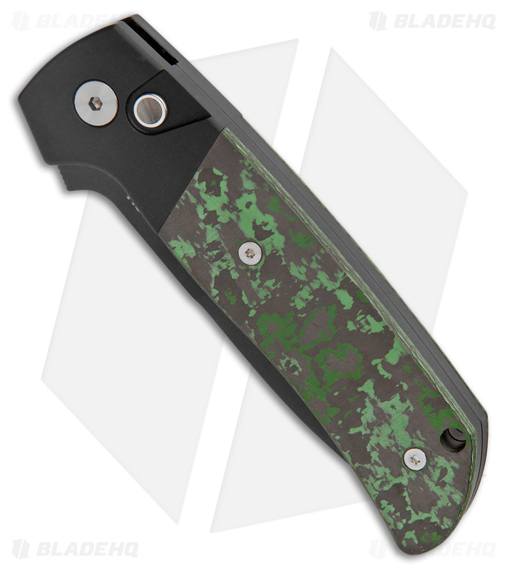 Pro-Tech Terzuola ATCF GXIII Auto Knife Green Fat Carbon (3.5" DLC MagnaCut)