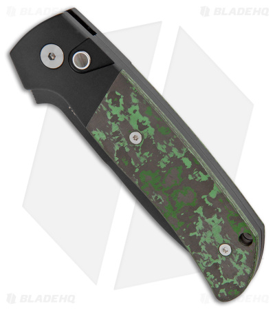 Pro-Tech Terzuola ATCF GXIII Auto Knife Green Fat Carbon (3.5" DLC MagnaCut)