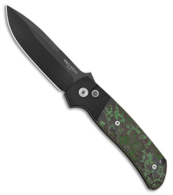 Pro-Tech Terzuola ATCF GXIII Auto Knife Green Fat Carbon (3.5" DLC MagnaCut)