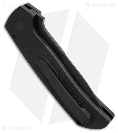Pro-Tech Terzuola ATCF Operator MagnaCut Automatic Knife Black G-10 (3.5" DLC)