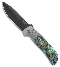 Pro-Tech Ultimate Custom Terzuola ATCF Auto Knife Steel/Abalone (3.5" Damascus)