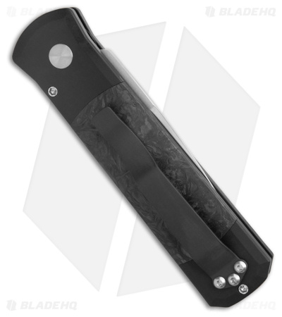 Pro-Tech Godson Automatic Knife Marble Carbon Fiber (3.15" Satin) 704-DM