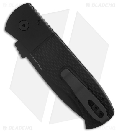 Pro-Tech Emerson CQC-7 Left-Handed Automatic Knife Black Jigged (3.25" DLC)