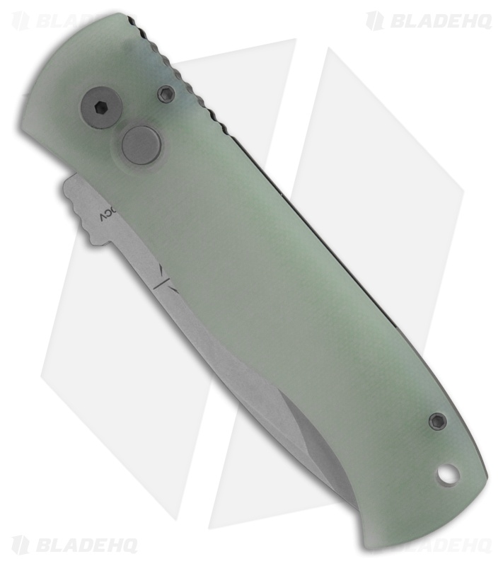 MccRc Canpur CP74E (美品) Pro-Tech Emerson Automatic Knife Jade G-10/Black Al SW