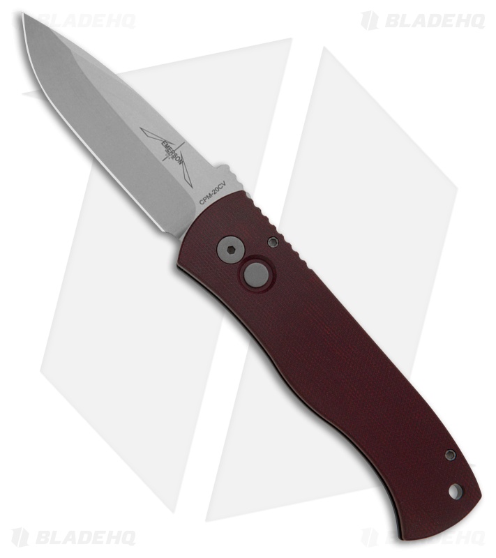 Pro-Tech Emerson CQC-7 Automatic Knife Red Micarta SW