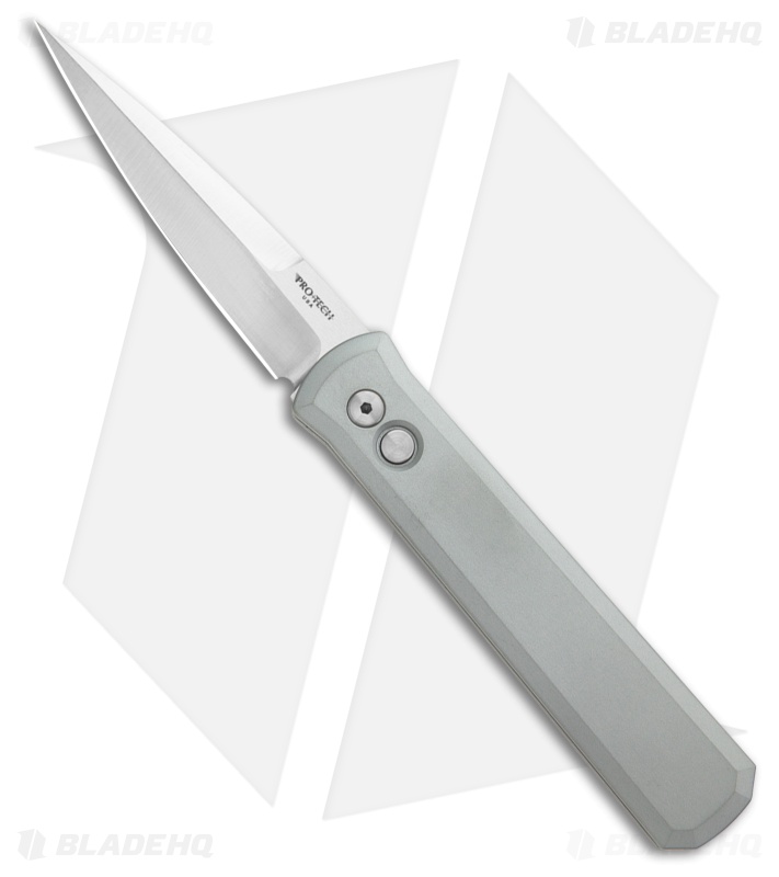 ザ・ゴッドファーザー Pro-Tech Godfather Automatic Knife Gray + Satin