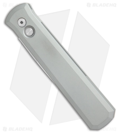 Pro-Tech Godfather Automatic Knife Premium Grey (4" Hand Satin)