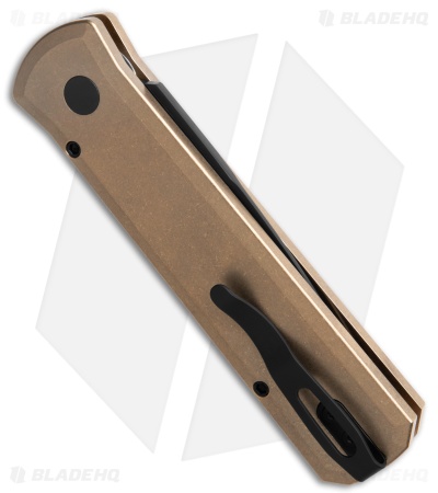 Pro-Tech Godson Automatic Knife Bronze Aluminum G-10 (3.15" Black)