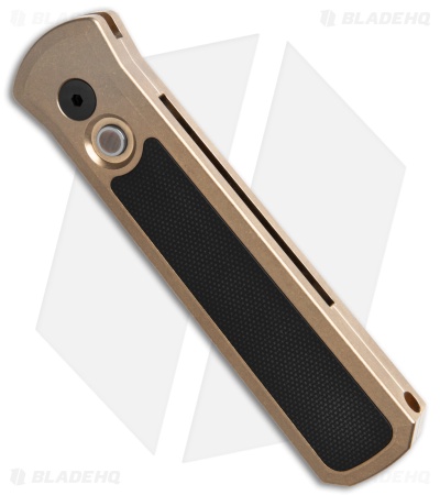 Pro-Tech Godson Automatic Knife Bronze Aluminum G-10 (3.15" Black)