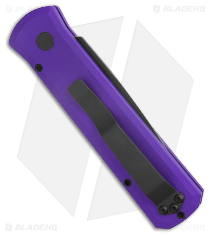 Pro-Tech Godson Automatic Knife Purple Aluminum (3.15" Black) 