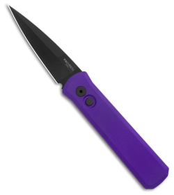 Pro-Tech Godson Automatic Knife Purple Aluminum (3.15" Black)